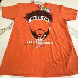 NWT -Jarvis Landry T-Shirt “BLESS’M” Cleveland Browns Large NFL GV Art + Design-